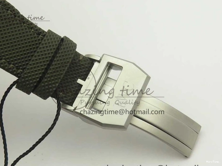 MIROTIME 0216 Classic PILOT IW389001 ZF 1:1 Best Edition Ceramic Case Green Dial on Green Nylon Strap A7750 (Function Same As Genuine) 7160